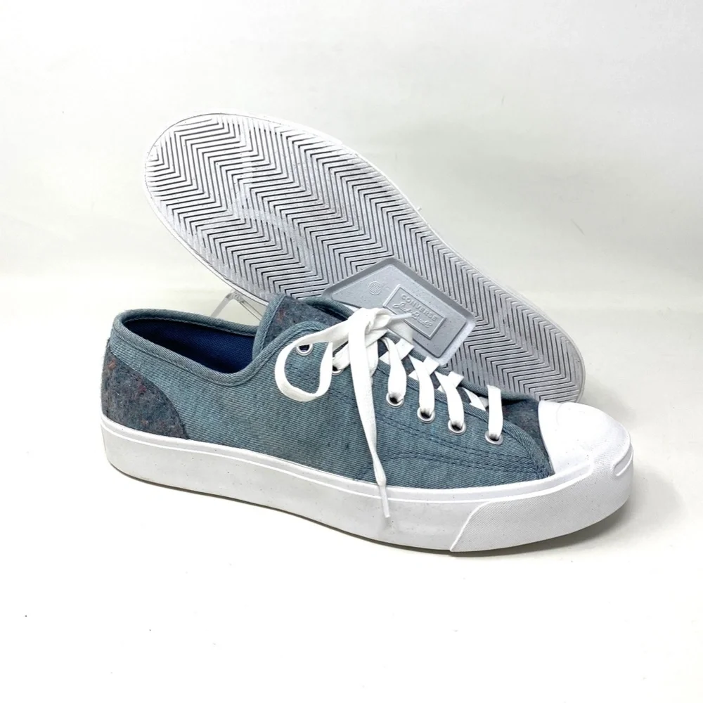 Converse Jack Purcell OX Low Top Blue Men’s Canvas Shoes Sneakers Size 169614C - Picture 4 of 11
